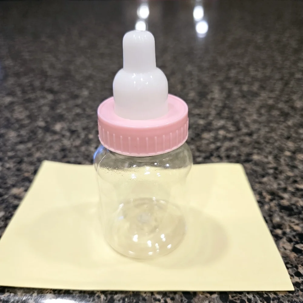 31 Pcs Plastic Baby Bottles for Baby Shower - Picture 4 of 6